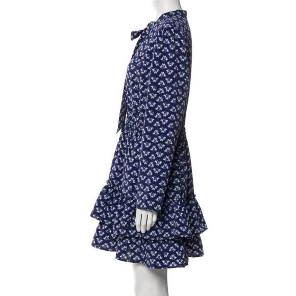 Floral Navy Dress - Picture 2 of 3